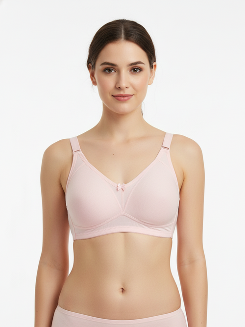 Cotton Full Coverage Bra for Women (C Cup) – 6 Pack | Breastie