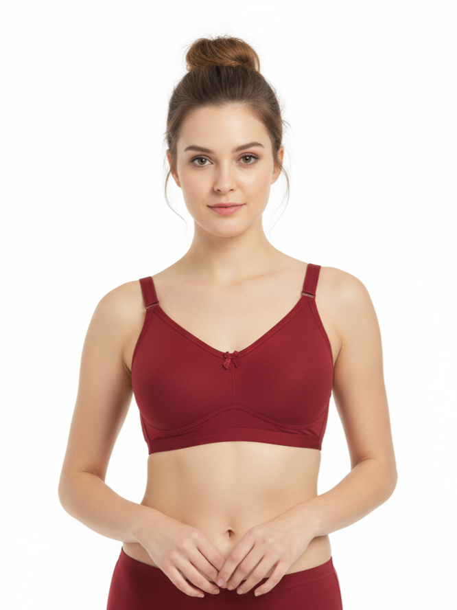 Cotton Full Coverage Bra for Women (C Cup) – 6 Pack | Breastie