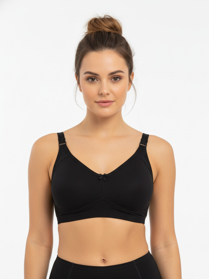 Cotton Full Coverage Bra for Women (C Cup) – 6 Pack | Breastie