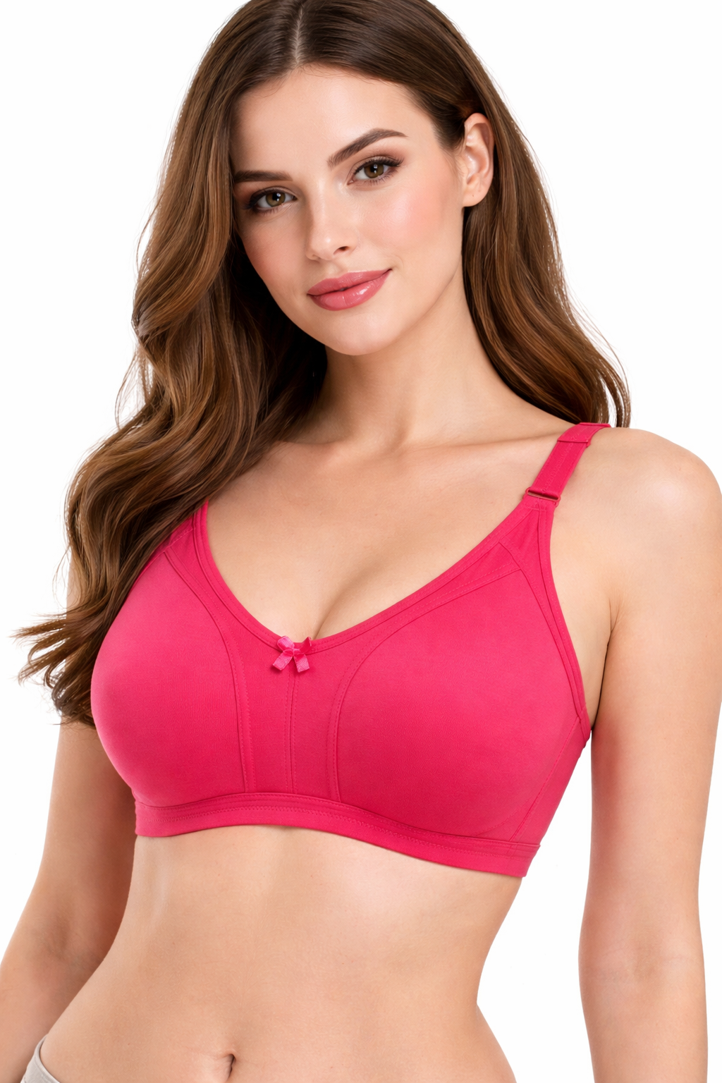 Lightly Padded T-Shirt Bra for Women (C & D Cup) – 6 Pack | Breastie