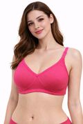Cotton T-Shirt Bra (B Cup) - 6 Pack